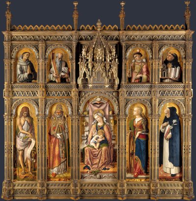 Der Demidoff-Altar, 1476 von Carlo Crivelli